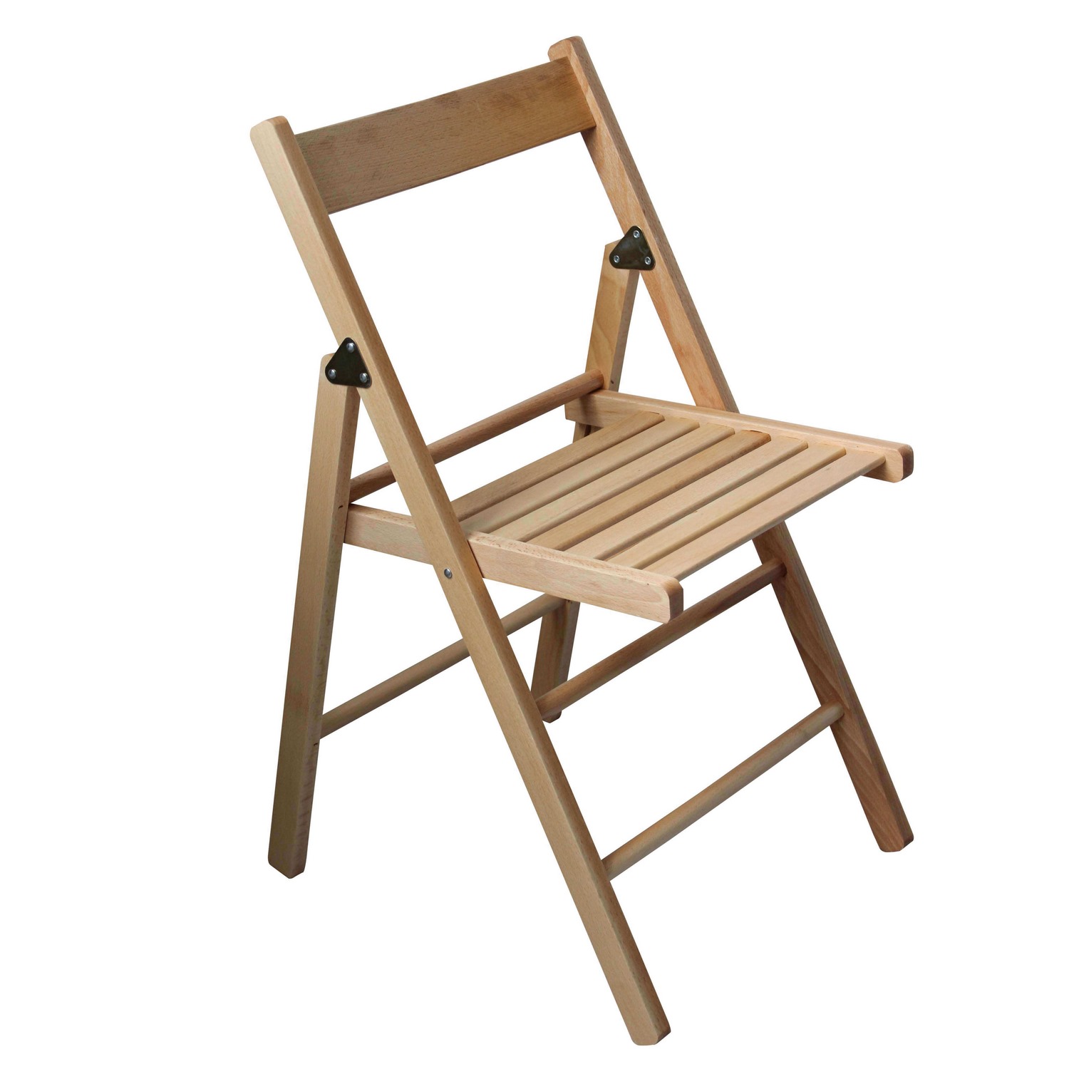 Image of Sedia pieghevole in legno di faggio colore naturale