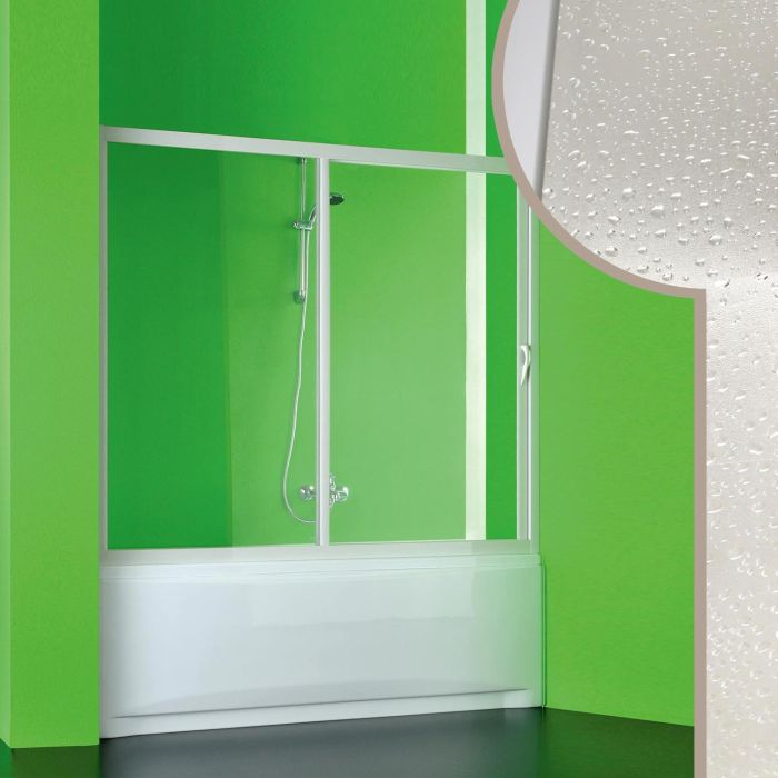 Porta Doccia Sopravasca 180 CM in Acrilico mod. Plutone con apertura laterale