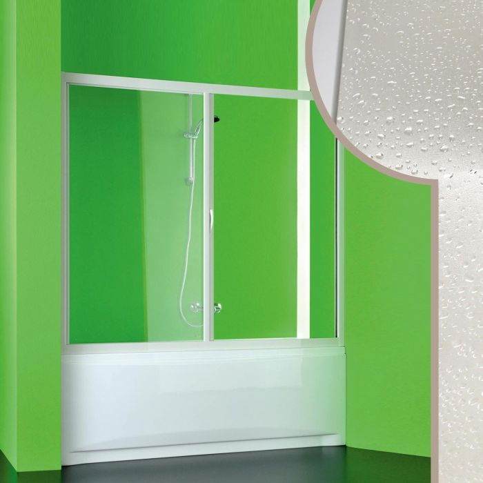 Porta Doccia Sopravasca 180 CM in Acrilico mod. Plutone con apertura laterale