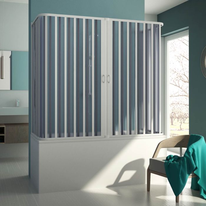 Box Doccia 3 lati sopravasca 70x150x70 CM H150 PVC mod. Muse