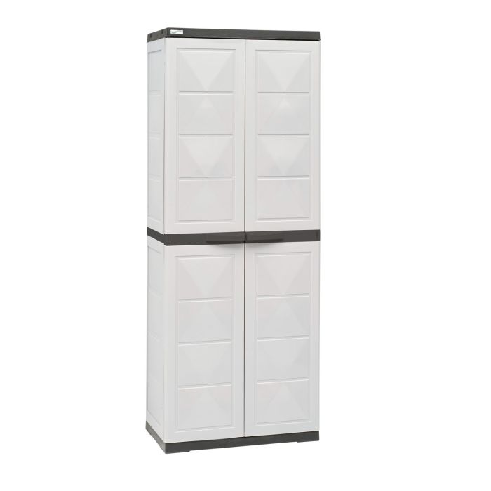 Armadio alto a due ante in resina con portascope H165 cm mod. Easyline main product photo