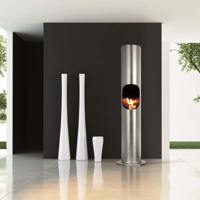Biocamino da pavimento in Acciaio Inox mod. Portofino main product photo