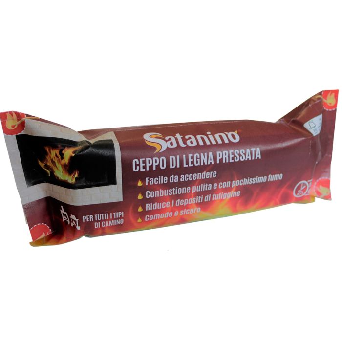 Ceppo di Legna Pressata mod. Satanino main product photo
