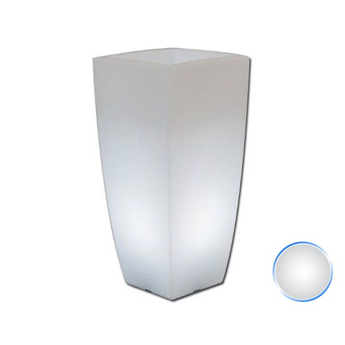 Vaso Agave Quadrato Con Luce Bianca H70 33x33Cm main product photo