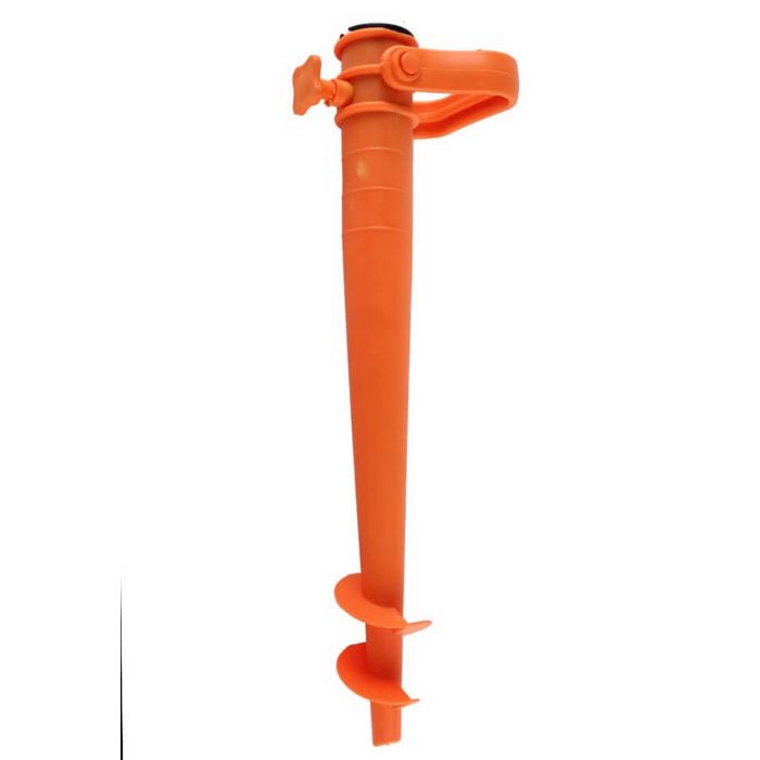 Picchetto in plastica per fissaggio ombrellone in spiaggia