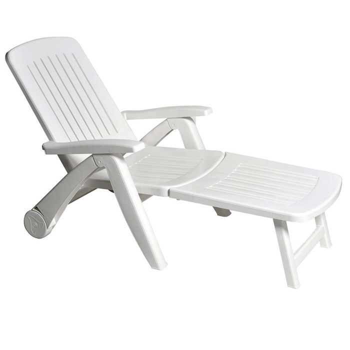 Lettino prendisole con ruote in resina mod. Cancun main product photo