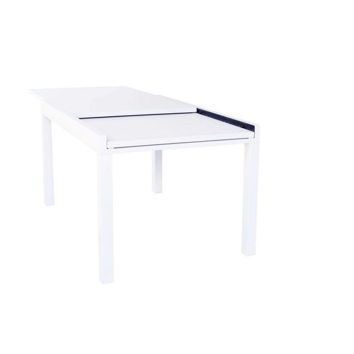 Tavolo allungabile in alluminio 135/270x90x75h cm colore Bianco mod. Hawaii