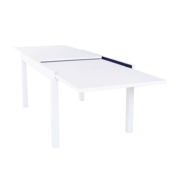 Tavolo allungabile in alluminio 135/270x90x75h cm colore Bianco mod. Hawaii