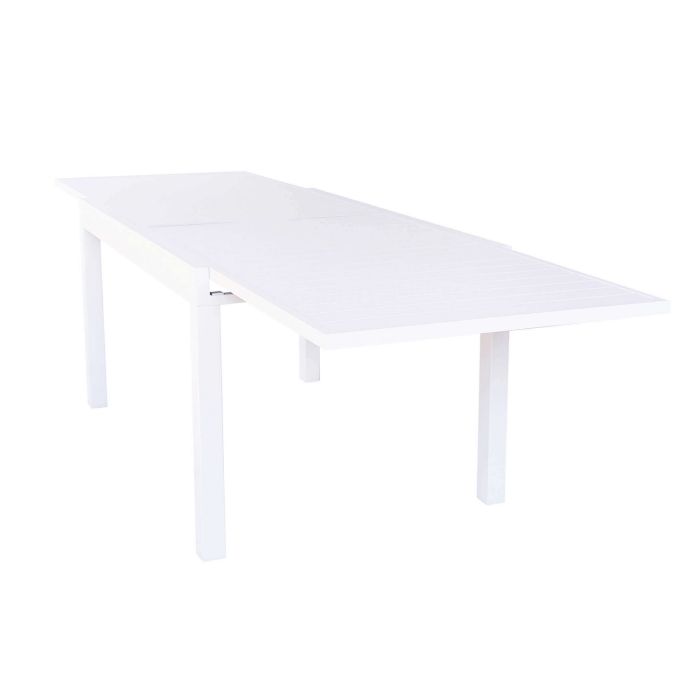 Tavolo allungabile in alluminio 135/270x90x75h cm colore Bianco mod. Hawaii