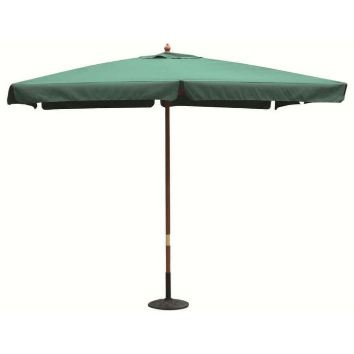 Ombrellone da giardino 2x3 con telo in poliestere Verde Scuro palo in Legno antivento mod. Fantasy main product photo