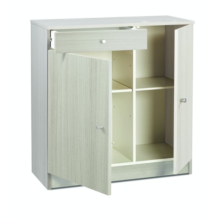 Mobile 2 ante 3 ripiani regolabili h 110 cm colore Eucalipto main product photo