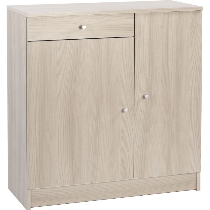 Mobile 2 ante 4 ripiani regolabili h 110 cm colore Olmo Chiaro main product photo