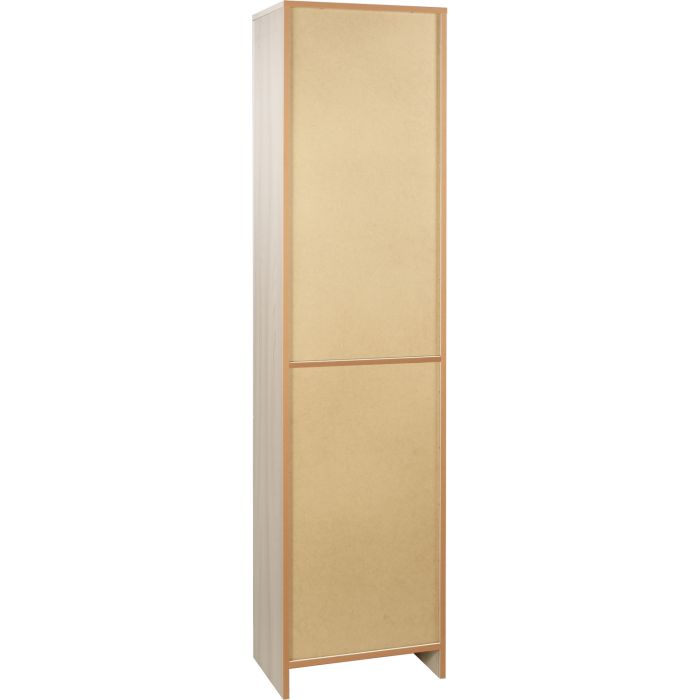 Mobile 2 ante 6 ripiani regolabili h 110 cm colore Eucalipto