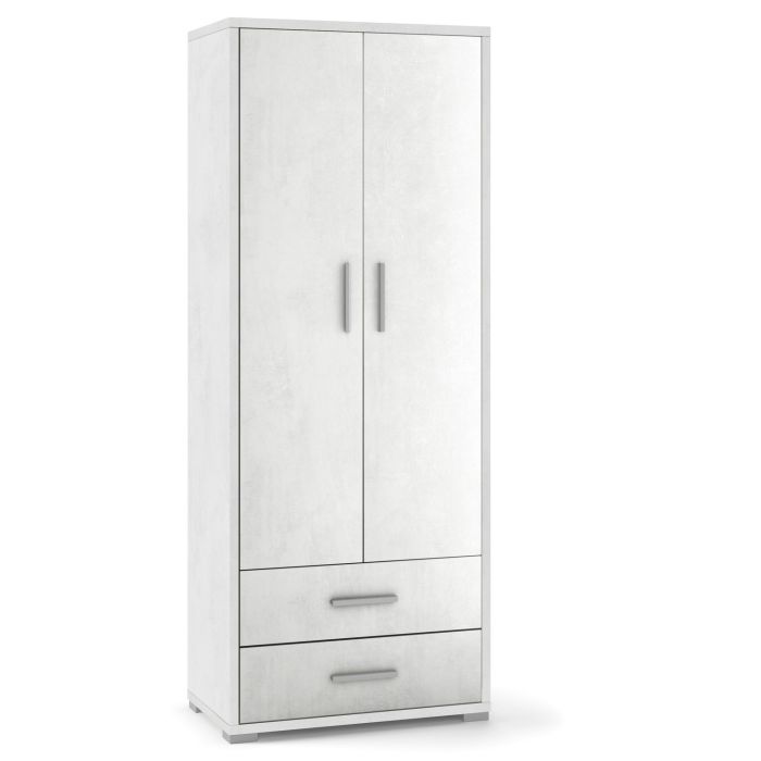 Armadio 2 ante 2 cassetti h 182 cm colore Ossido Bianco main product photo