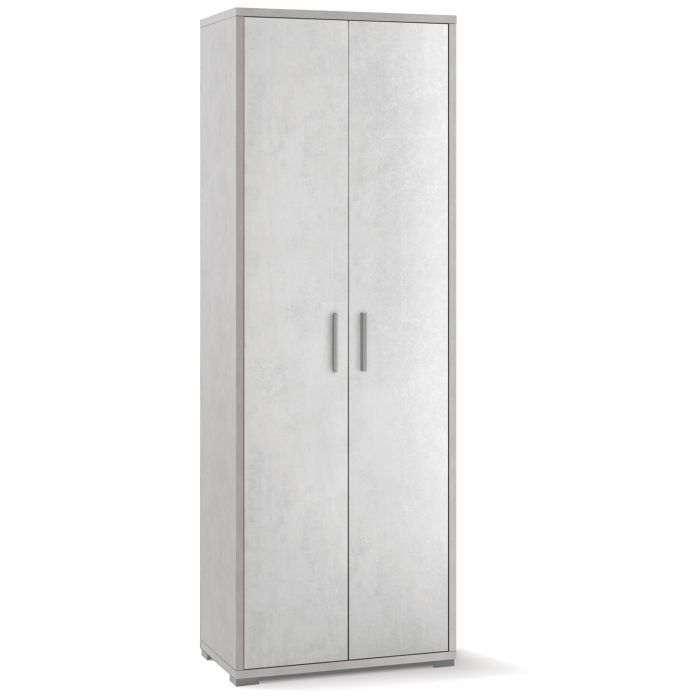 Armadio 2 ante 4 ripiani h 199 cm colore Ossido Bianco main product photo