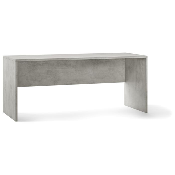 Scrivania ufficio con pannello frontale h 76 cm colore Cemento main product photo