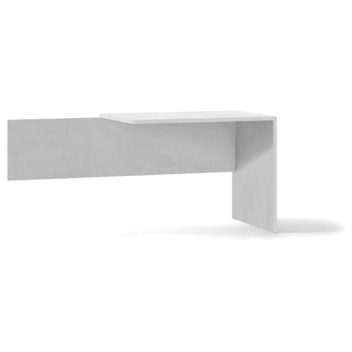 Allunga scrivania lato destro h 76 cm colore Cemento main product photo