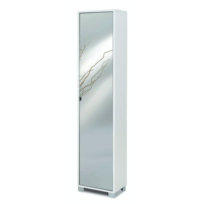 Colonna 1 anta 4 ripiani h 190 cm colore Specchio Naturale main product photo