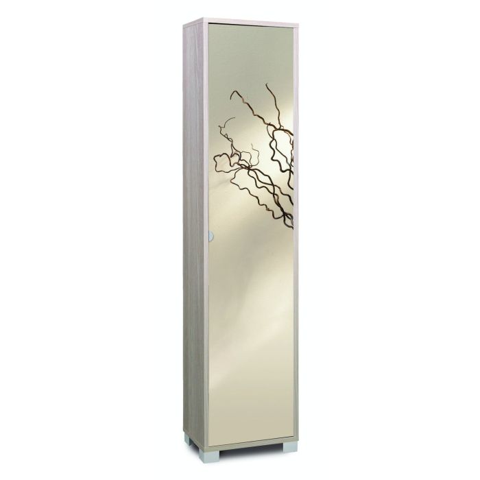 Colonna 1 anta 4 ripiani h 190 cm colore Specchio Naturale main product photo