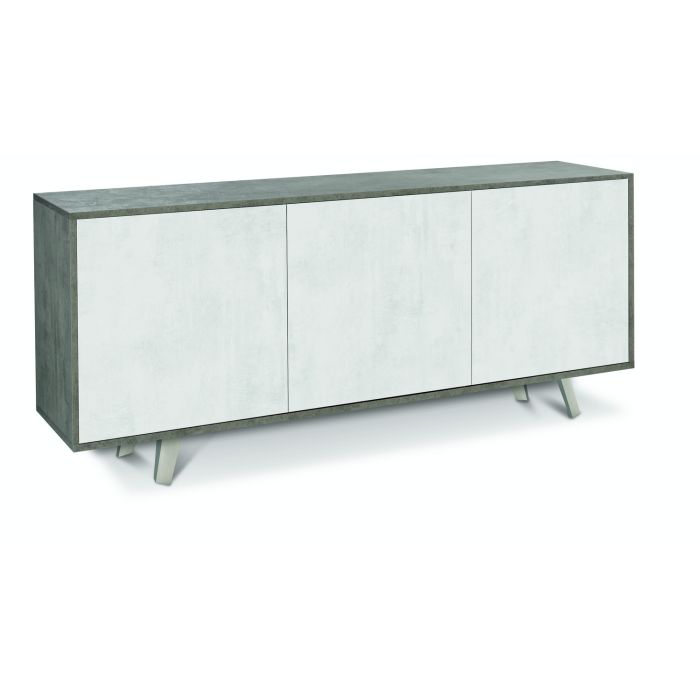 Madia 3 ante 2 ripiani h 74 cm colore Ossido Bianco main product photo