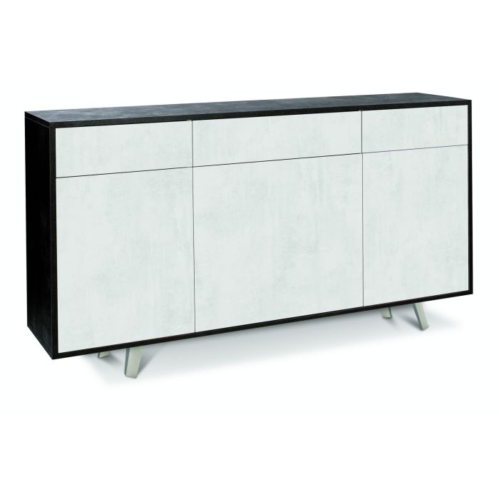 Madia 3 ante 3 cassetti h 92 cm colore Ossido Bianco main product photo