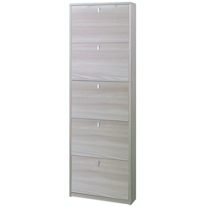 Scarpiera 5 ante 12 posti h 190 cm colore Olmo Chiaro main product photo
