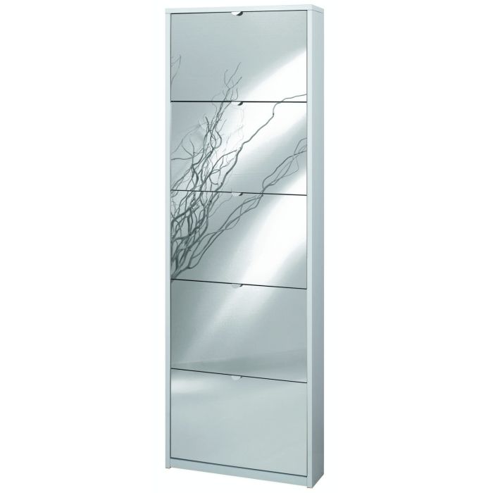 Scarpiera 5 ante 12 posti h 190 cm colore Specchio Naturale main product photo