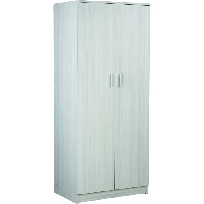 Armadio 2 ante con barra portabiti h 182 cm colore Eucalipto main product photo