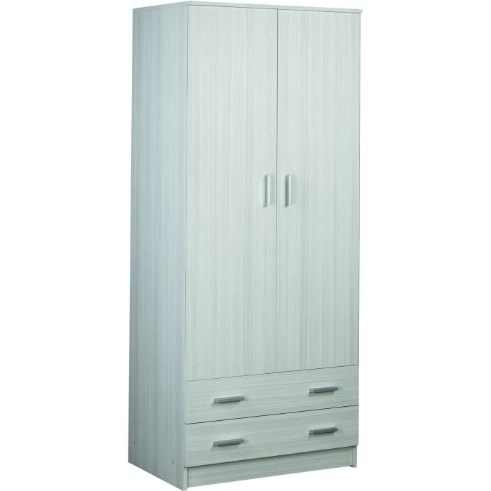 Armadio 2 ante 2 cassetti h 182 cm colore Eucalipto main product photo
