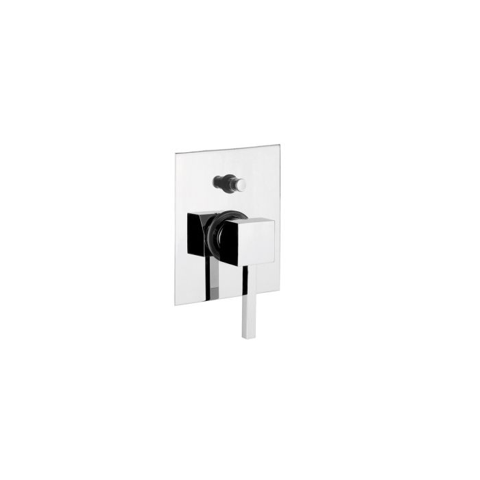 Miscelatore doccia da incasso con deviatore cromato mod. Quadrus main product photo