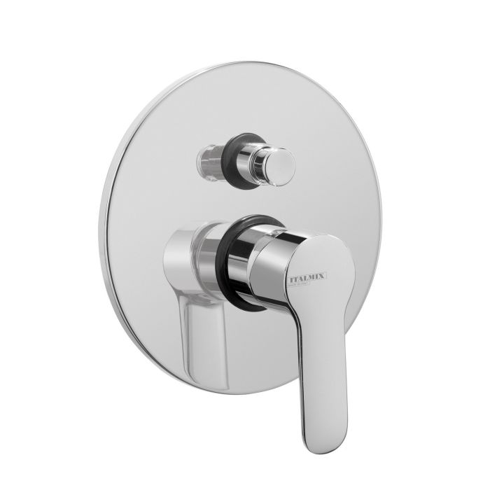 Miscelatore doccia da incasso con deviatore cromato mod. Divina main product photo