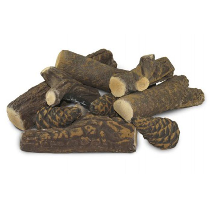 Set 9 Pezzi di Legno Grandi in Ceramica per Stufe e Biocamini main product photo