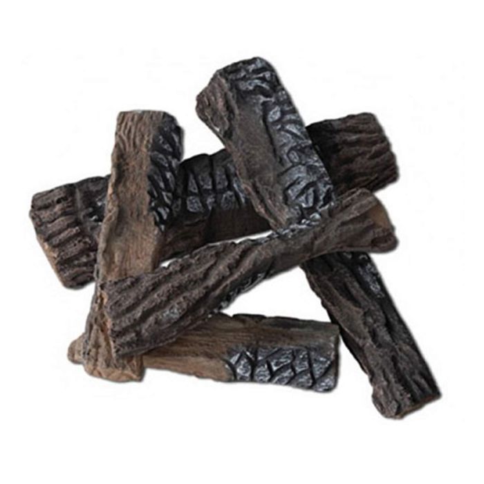 Set 5 Pezzi di Legno in Ceramica per Stufe e Biocamini main product photo