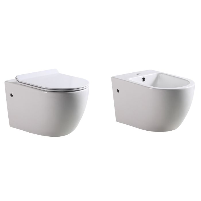 Ideal - Coppia Sanitari Tondi Sospesi main product photo