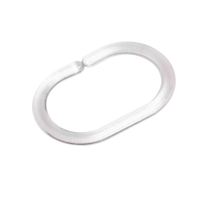 Kit 6 anelli doccia trasparenti main product photo