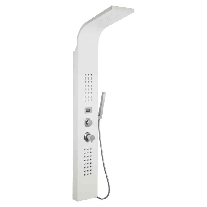 Nilo - Colonna Doccia 165,5Cm in alluminio bianco o nero main product photo
