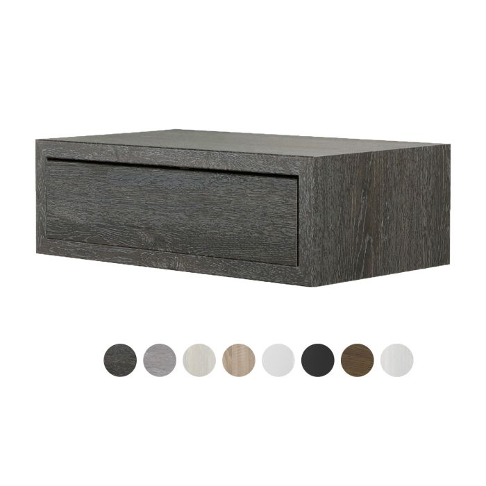 Mensola da parete con cassetto 45x13,4 cm vari colori in legno mod. Legolo Maxi main product photo