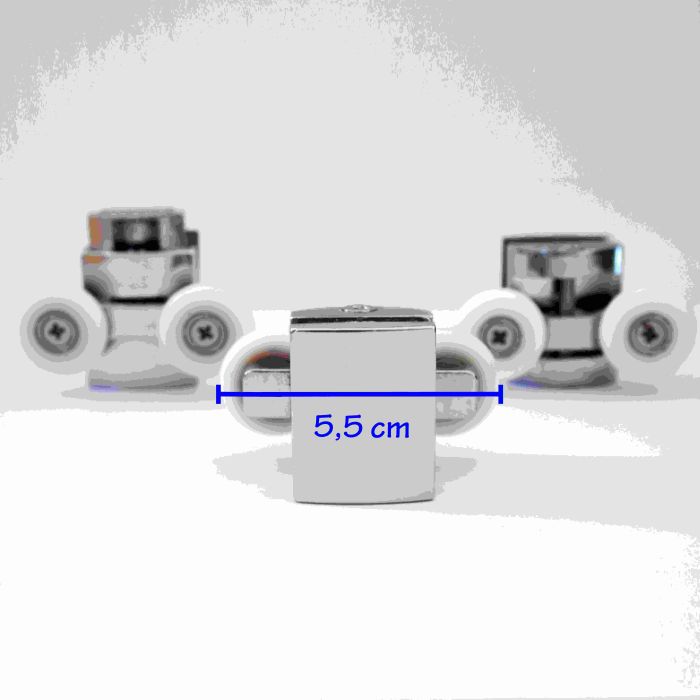 Kit 8 pz cuscinetti di ricambio vetro box doccia anta scorrevole Arkansas