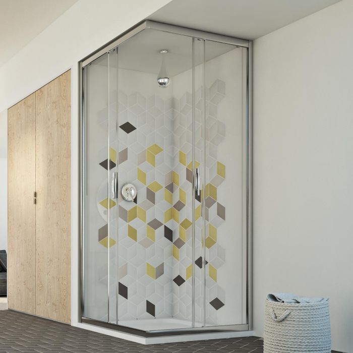 Box doccia 70x80CM H198 trasparente mod. Evolution
