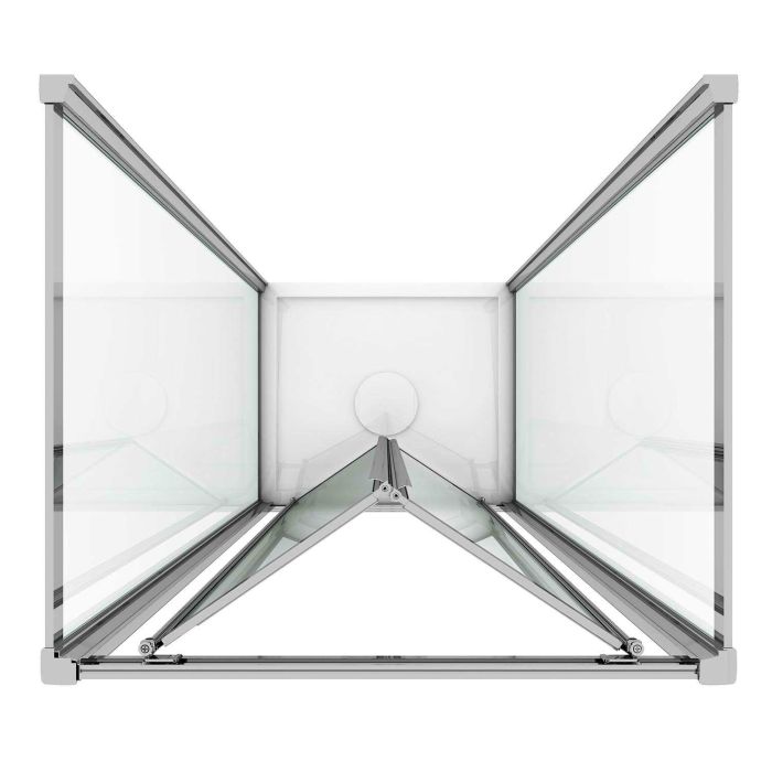 Box Doccia 3 lati 80x70x80 CM H198 trasparente mod. Urban Trio P