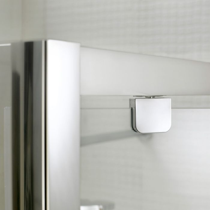Box Doccia 3 lati 90x130x90 CM H198 trasparente mod. Cristal Trio 2 Ante