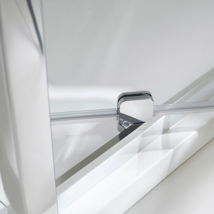 Box Doccia 3 lati 90x130x90 CM H198 trasparente mod. Cristal Trio 2 Ante
