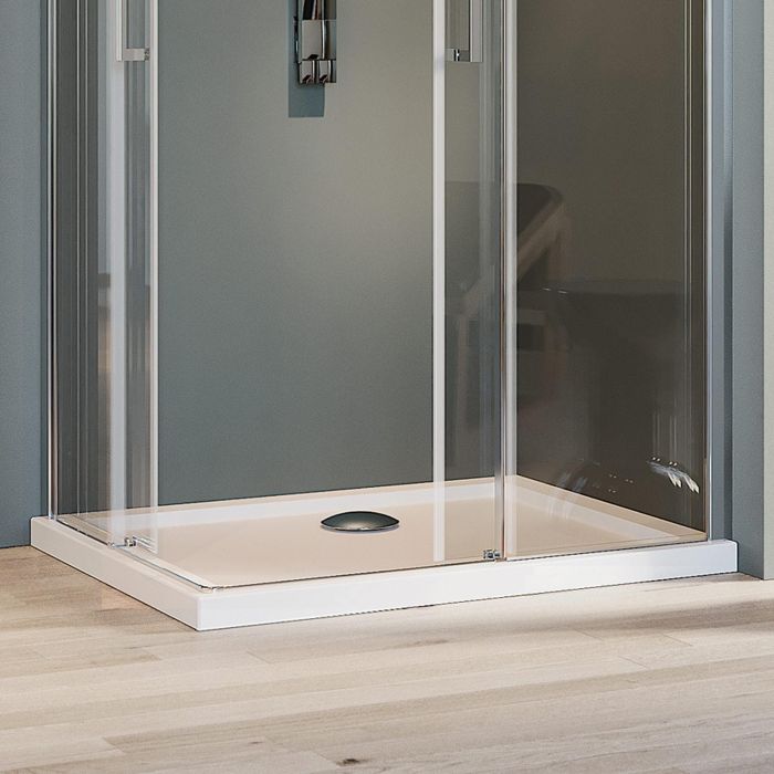 Box Doccia Rettangolare 100x110CM H200 Vetro Trasparente 8mm Destra con EasyClean mod. Prime Corner