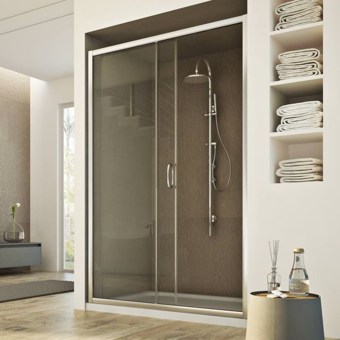 Porta Doccia 120CM H185 trasparente  mod. Replay 1 Anta