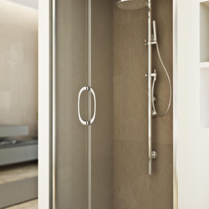 Porta Doccia 120CM H185 trasparente  mod. Replay 1 Anta