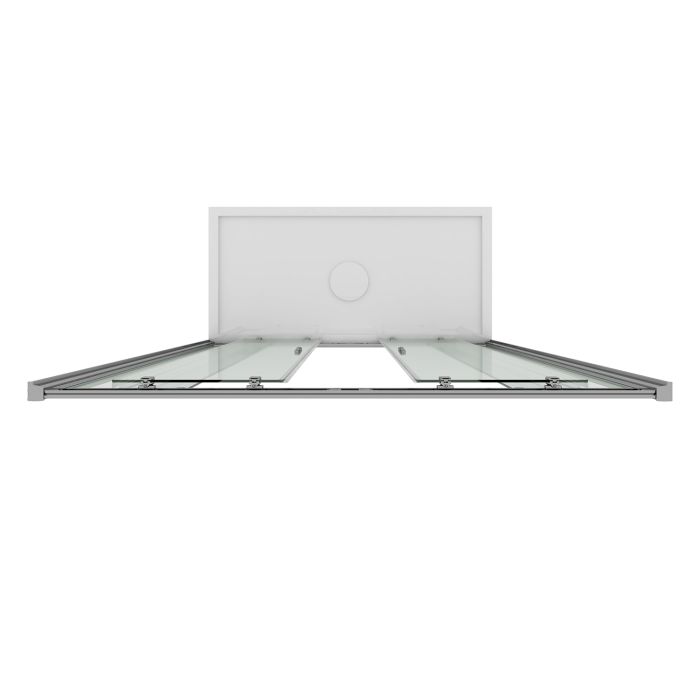 Porta Doccia 140CM H185 stampato C  mod. Replay 2 Ante