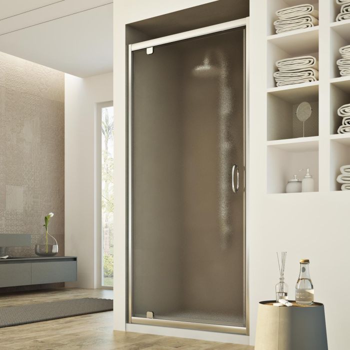 Porta Doccia 80CM H185 stampato C  mod. Sintesi 1 Anta