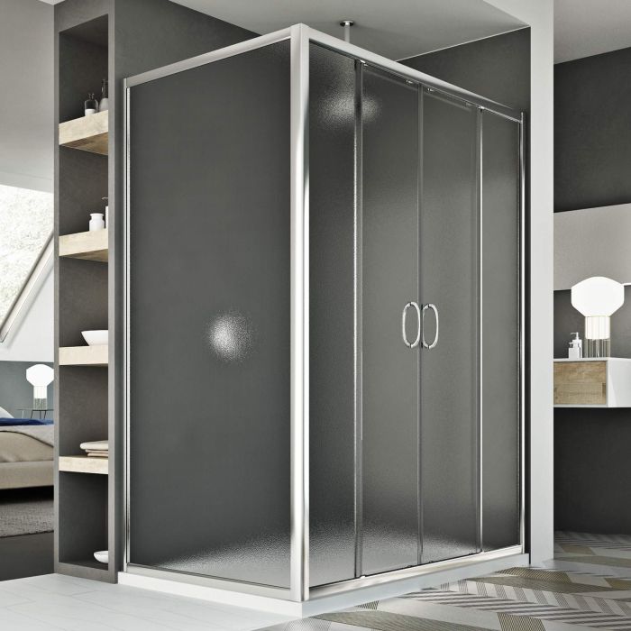 Box Doccia 80x180 CM H185 stampato C mod. Replay Duo 2 Ante