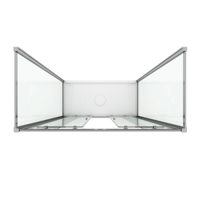 Box Doccia 3 lati 75x160x75 CM H185 stampato C mod. Replay Trio 2 Ante
