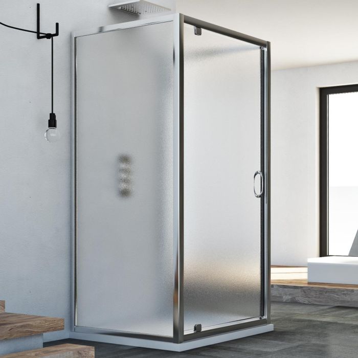 Box Doccia 3 lati 80x70x80 AP. 70 CM H185 stampato C mod. Sintesi TRIO 1 Anta